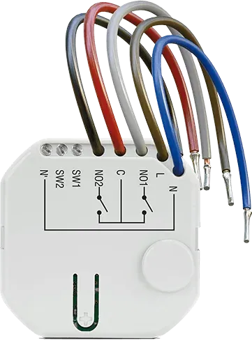Stýrieining – 230V innbyggð
