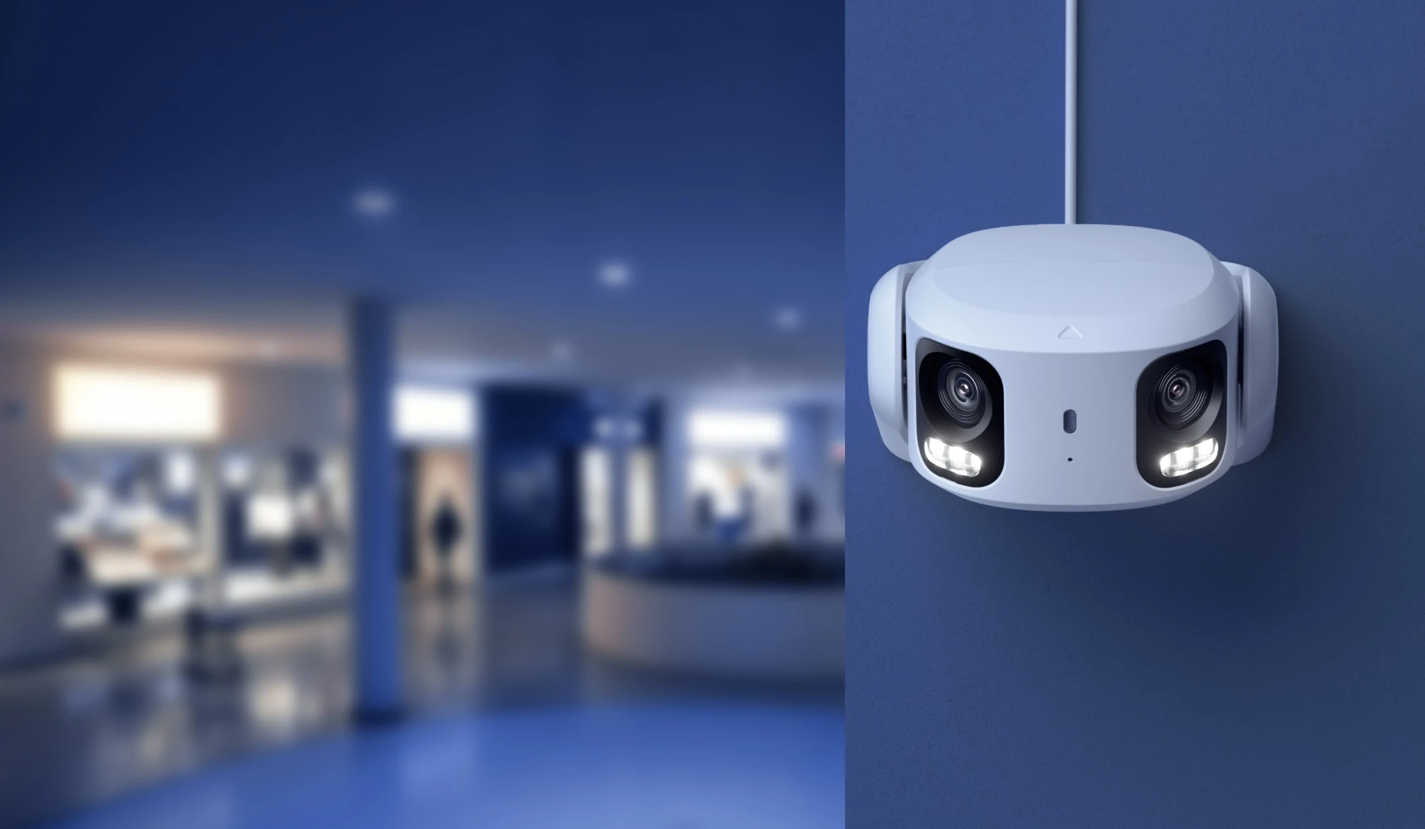 Reolink RP-PCT8MD – 4K PoE Dual-Lens turret myndavél með 180° panorama og litnætursýn