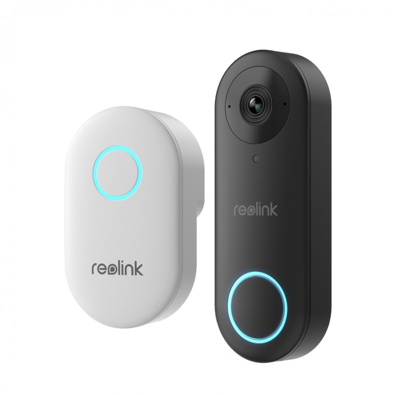 Reolink 5MP Fasttengd WiFi Svört Dyrabjalla – 2.4/5GHz Dual-Band, IP65